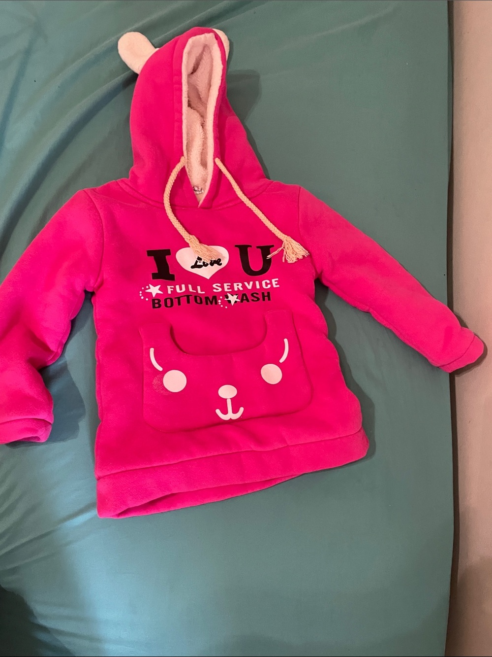 Winter hoodie for 3-4 T girl